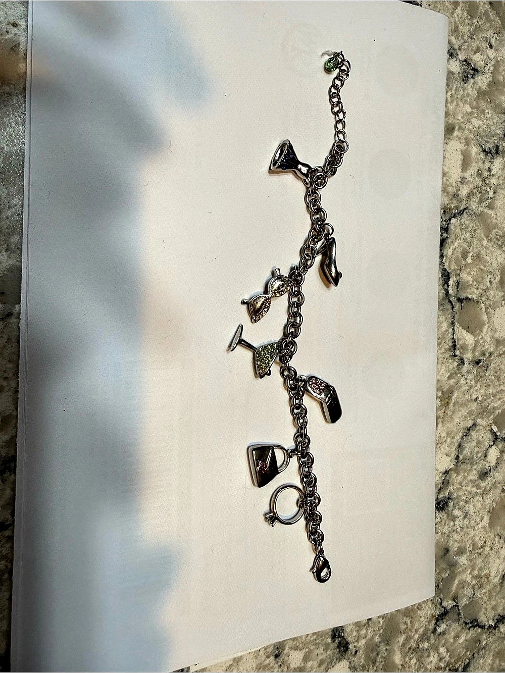 Mixed-Metal Charm Bracelet
